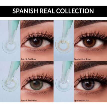 O-LENS Spanish Real Olive - Coloured Contact Lens