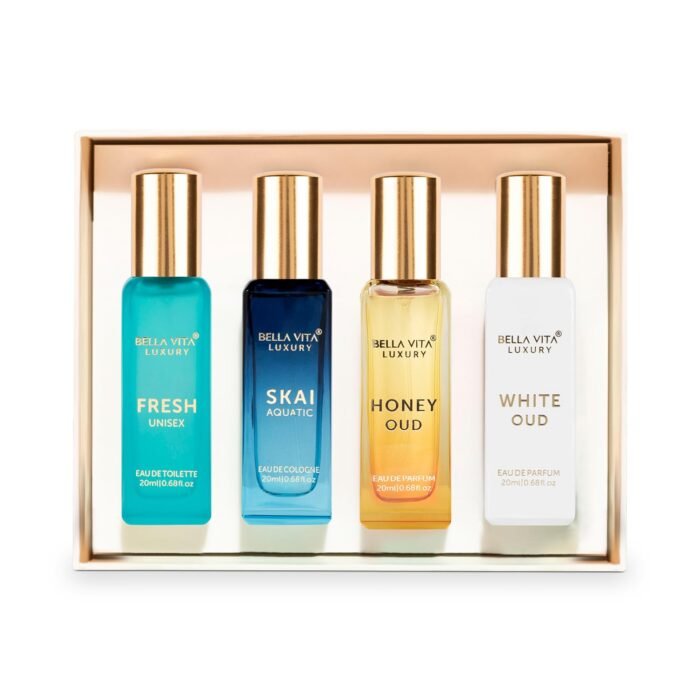 Bella Vita Luxury Unisex Eau De Parfum Gift Set 4 x 20ml