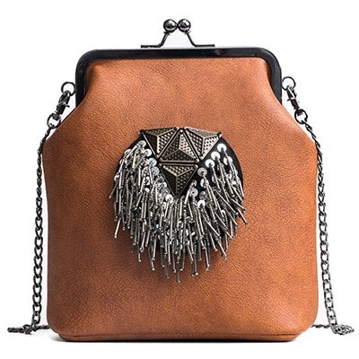 Messenger Bags for Women PU Leather Tassel Fashion Frame Bag 2018 New Arrival INS Style Crossbody Chains Shoulder Bags